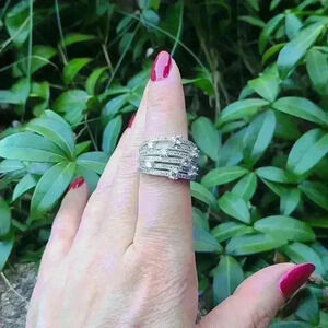 Lafonn Sterling Silver 925 CZ ring size 7